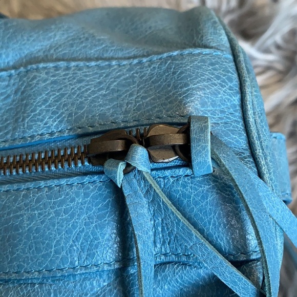 Balenciaga Blue Twiggy Shoulder Bag - Picture 9 of 16